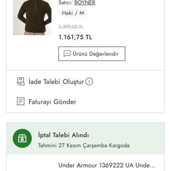 İptal Edilen Ürün Ve Müşteri Mağduriyeti