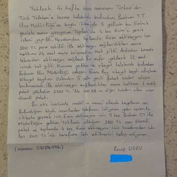 Türk Telekom'da E-sim Aktivasyon Sorunu Ve İade Mağduriyeti