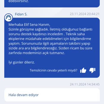TurkNet İle Yaşanan Altyapı Sorunları Ve Müşteri Hizmetleri Eksikliği