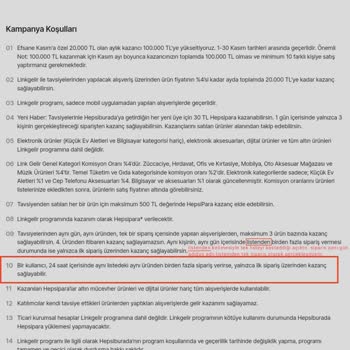 Hepsiburada'nın Link Geliri Kampanyası Kurallarını İhlal Etmesi