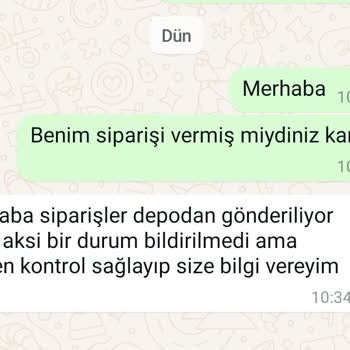 Sipariş Gecikmesi Ve Güven Sorunu