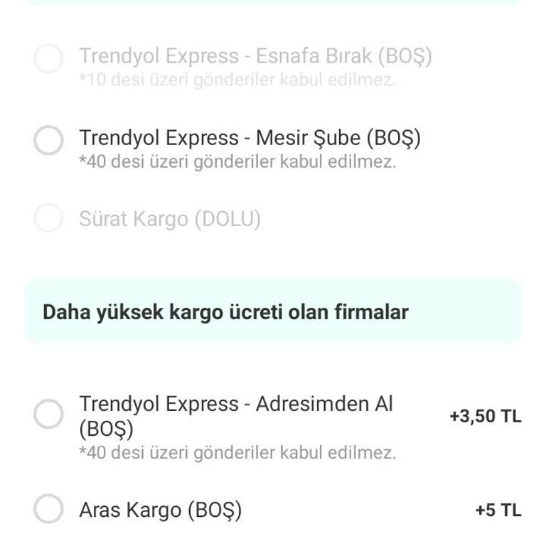Dolap Uygulamasındaki Kesintiler Ve Ücretli Kargo Sorunu