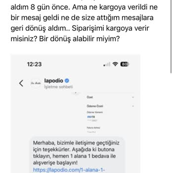 La Podio: Siparişim Nerede?