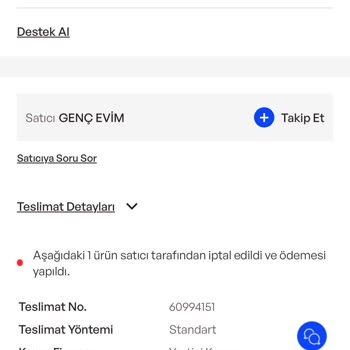 İdefix 'ten Sipariş İptali Ve Kötü Müşteri Hizmeti