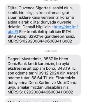 Denizbank'ın Yanıltıcı Kredi Kartı Politikası Ve İptal Sorunu