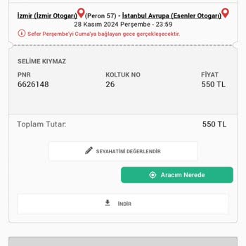 Yanlış Koltuk Seçimi Ve Rahatsız Yolculuk