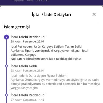 Online Alışverişte Sipariş İptali Sorunu