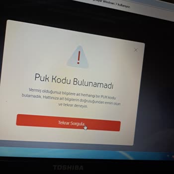 PUK Kodu Sorgulama Sorunu Ve Müşteri Hizmetleri Yanıt Vermiyor