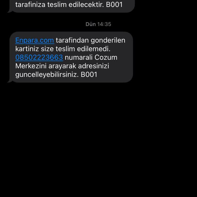 PTT'nin Kart Teslimatında Yaşanan Sorun Ve Enpara'nın Yetersizliği