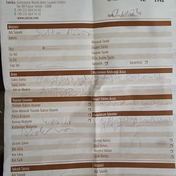 Yatsan Yatakta Çukurlaşma Ve Servis Sorunu