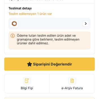Eksik Brokoli Gramajı Ve Cevapsız Müşteri Hizmetleri