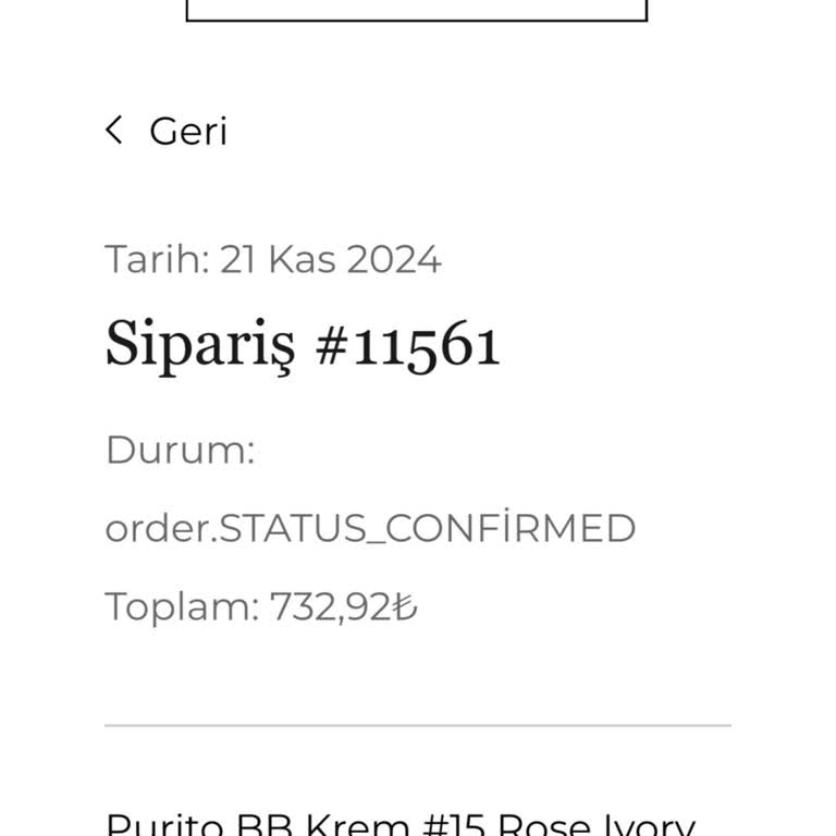 K-glam Siparişim Kargoya Verilmedi Ve Bilgilendirme Yapılmadı