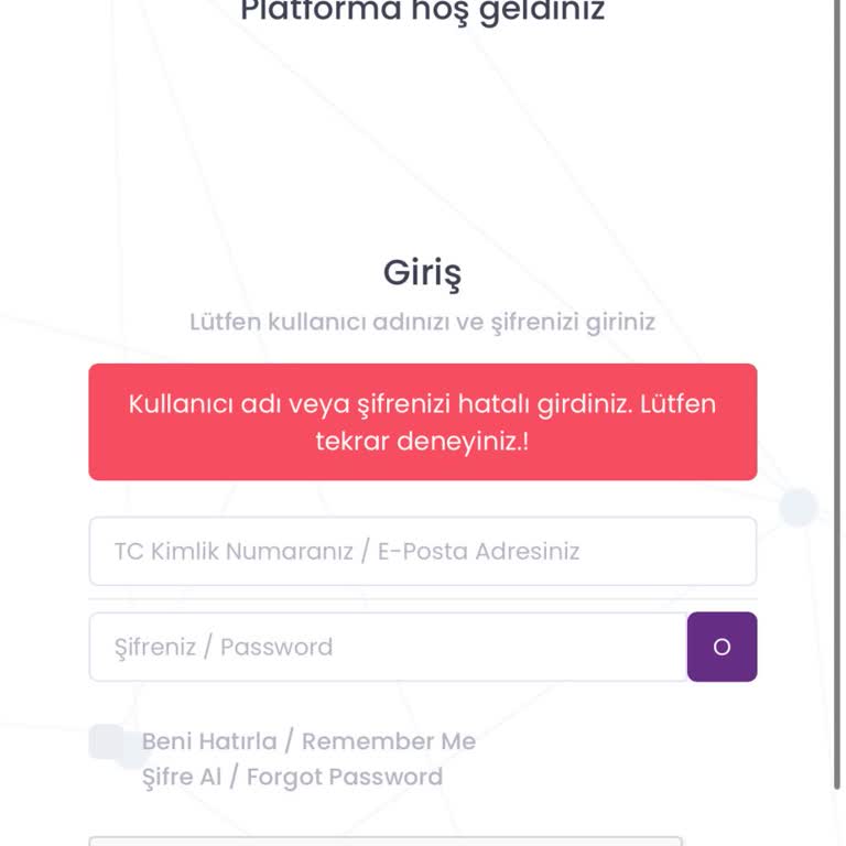 Segem Akademi Giriş Sorunu