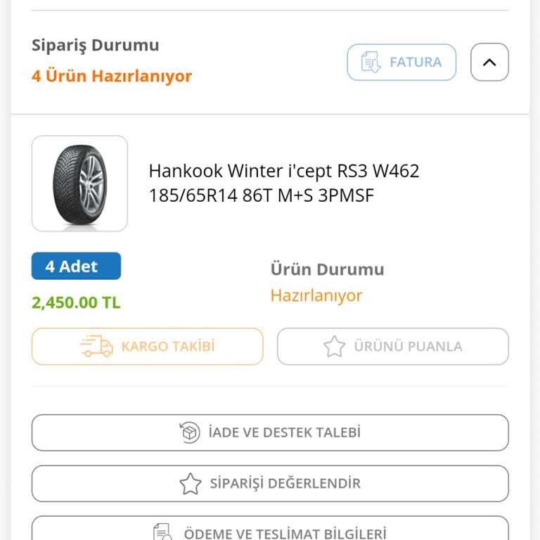 Siparişin Kargoya Verilmemesi Ve Yetersiz Müşteri Hizmeti