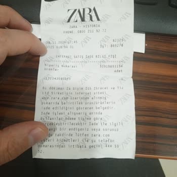 Zara'da Değişim Talebine Yanıt Verilmeyen Mağduriyet