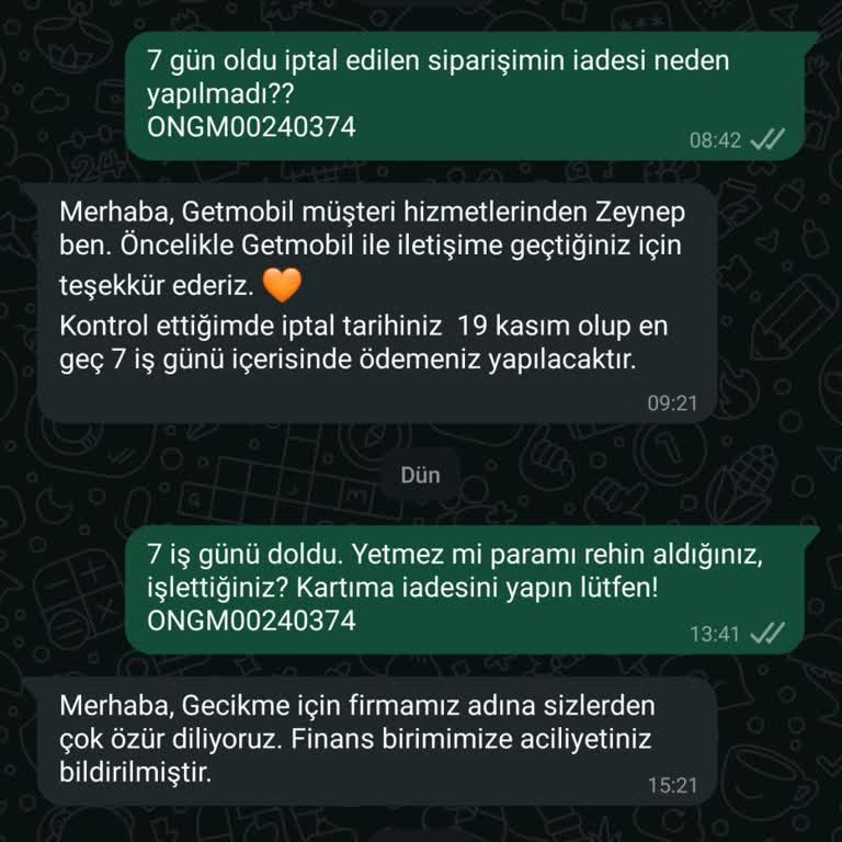 Sipariş İptali Ve İade Sürecindeki Aksaklıklar