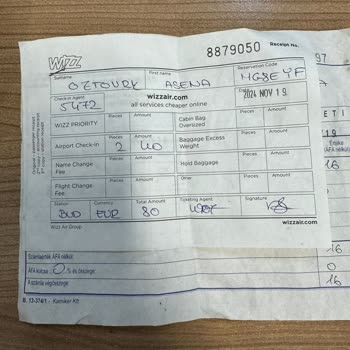 Online Check-in Sorunu Ve Ek Ücret Talebi