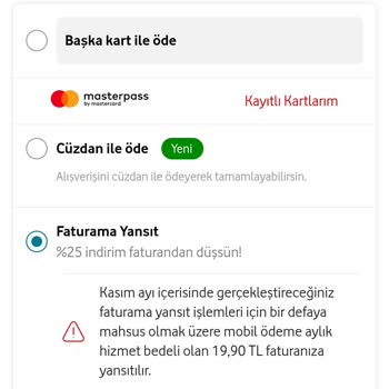 Vodafone Fatura İndirimi Hüsranı