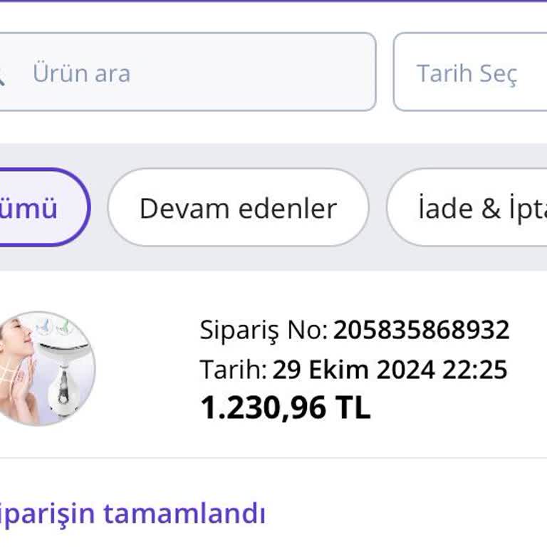 Teslim Edilmeyen Ürün Ve Çözülmeyen Sorun