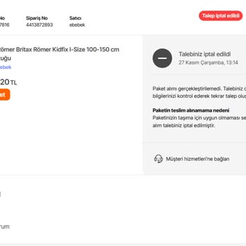 Evden Teslim İade Vaadi Yerine Getirilmedi!