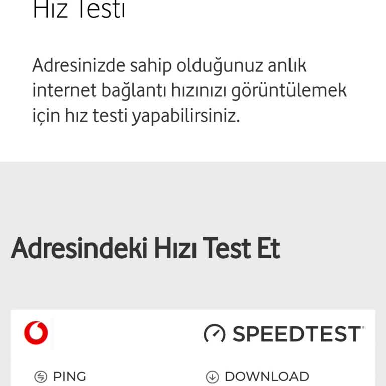 Vodafone Fiber İnternet Hız Sorunu Ve Müşteri Hizmetleri İlgisizliği