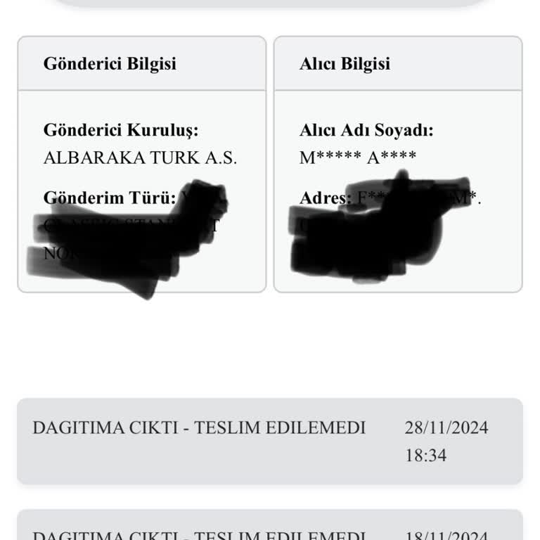Teslimat Sorunları Ve İletişimsizlik