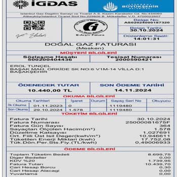 19 Yıllık Boş Villaya Fatura Şoku