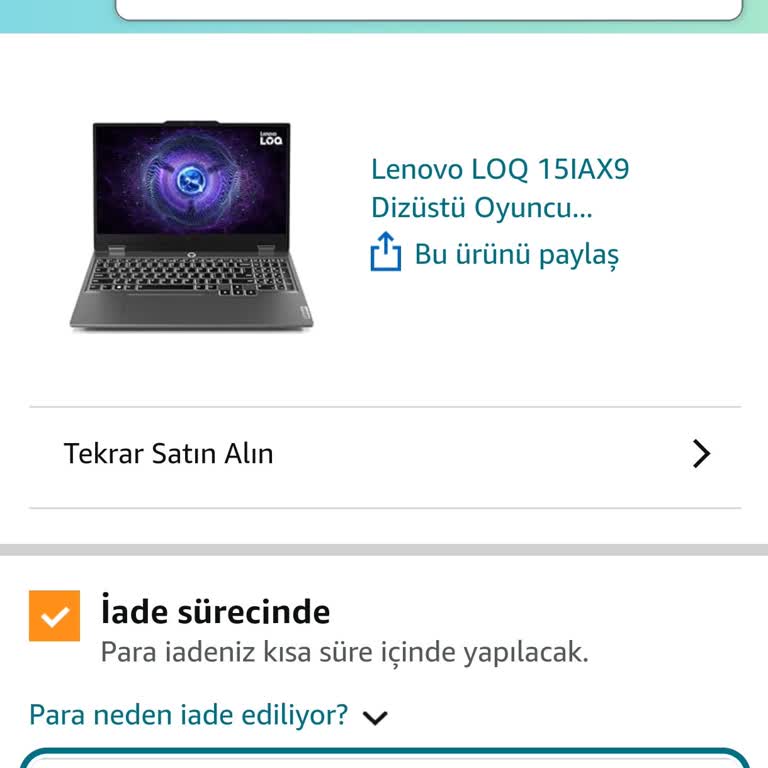 İptal Edilen Siparişin İadesi 15 Gündür Bekletiliyor