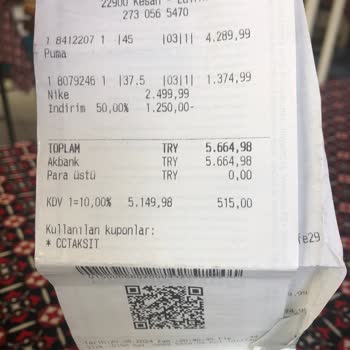 Puma Ayakkabıda Hava Tabanı Sorunu