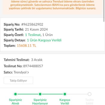 Trendyol Siparişim Hala Teslim Edilmedi Ve Müşteri Hizmetleri Ulaşılmaz