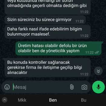 Açılmadan Anlaşılamayan Hatalı Ürünler