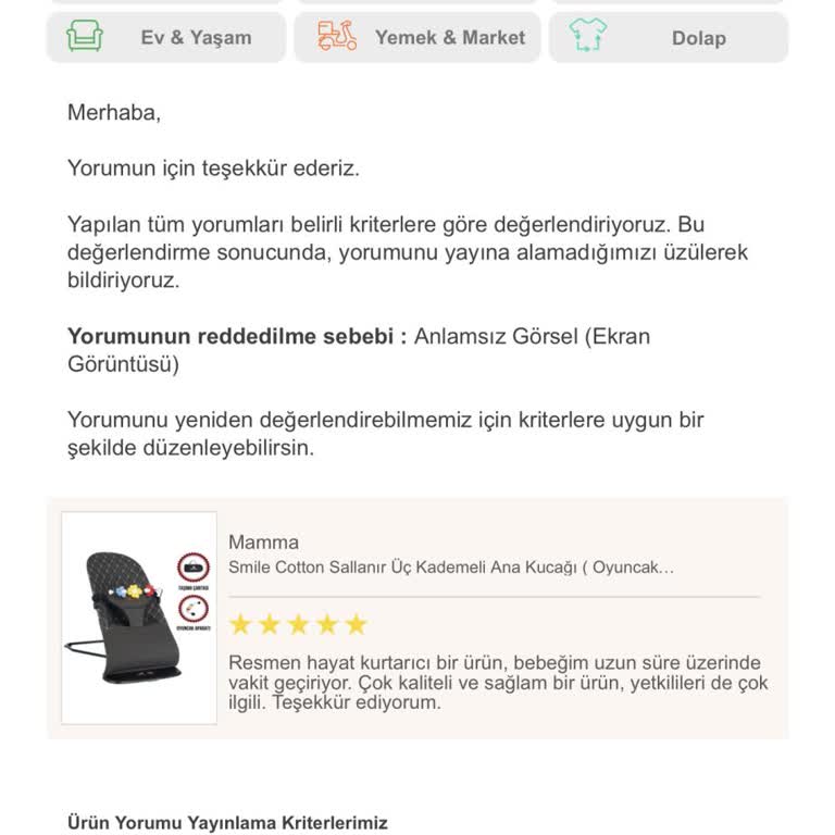 Trendyol'un Haksız Yorum Reddi Ve Çifte Standartlar