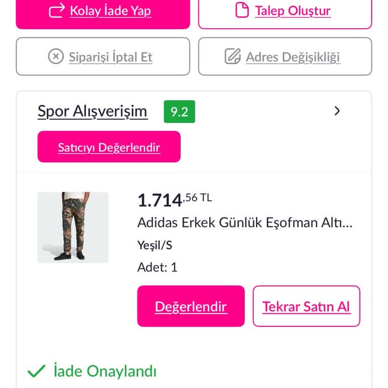 Eksik İade Sorunu