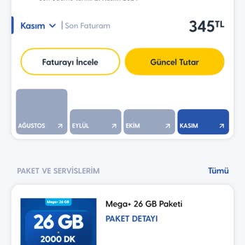 Tarife Zamları Ve Paket Kısıtlamaları