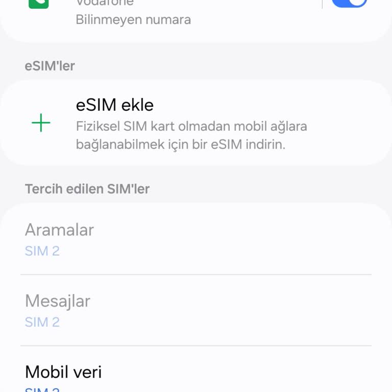 Vodafone'a Geçişte SIM2 Sorunu: Hattım Kullanılamıyor