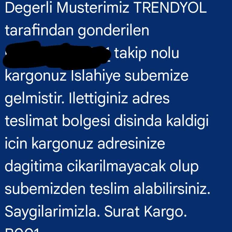 Sürat Kargo'nun Dağıtım Sorunu Ve Müşteri Mağduriyeti