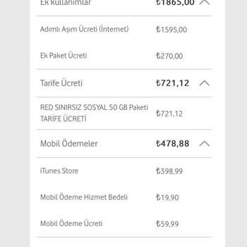 Vodafone'da Fatura Sorunu Ve İnternet Kullanımında Aşım Problemi