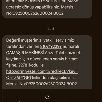 Vestel Çamaşır Makinesi Sorunu Çözülmüyor