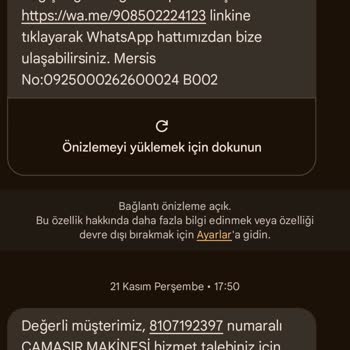 Vestel Çamaşır Makinesi Sorunu Çözülmüyor