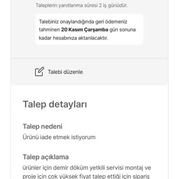 Hepsiburada'da İade Edilen Ürünlerin Ücret İadesi Sorunu