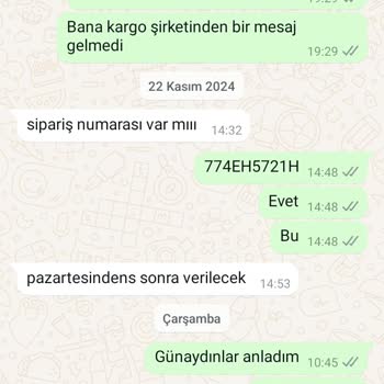 Siparişimde Yaşadığım İletişim Sorunları