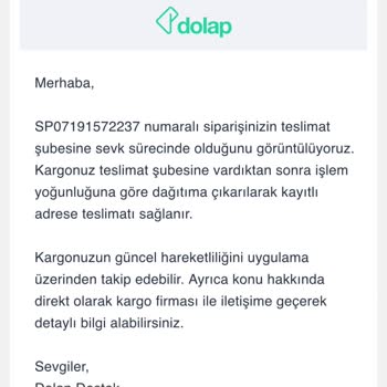 Kargom İkitelli Aktarma Merkezinde Kayboldu