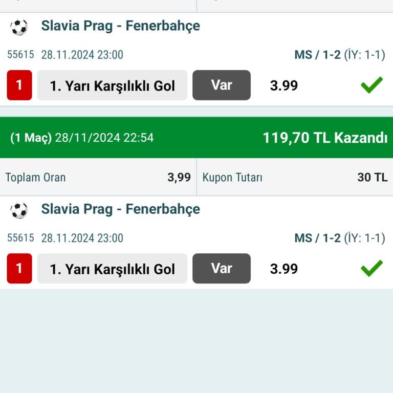 Kazanan Kuponun Ödemesi Yapılmadı