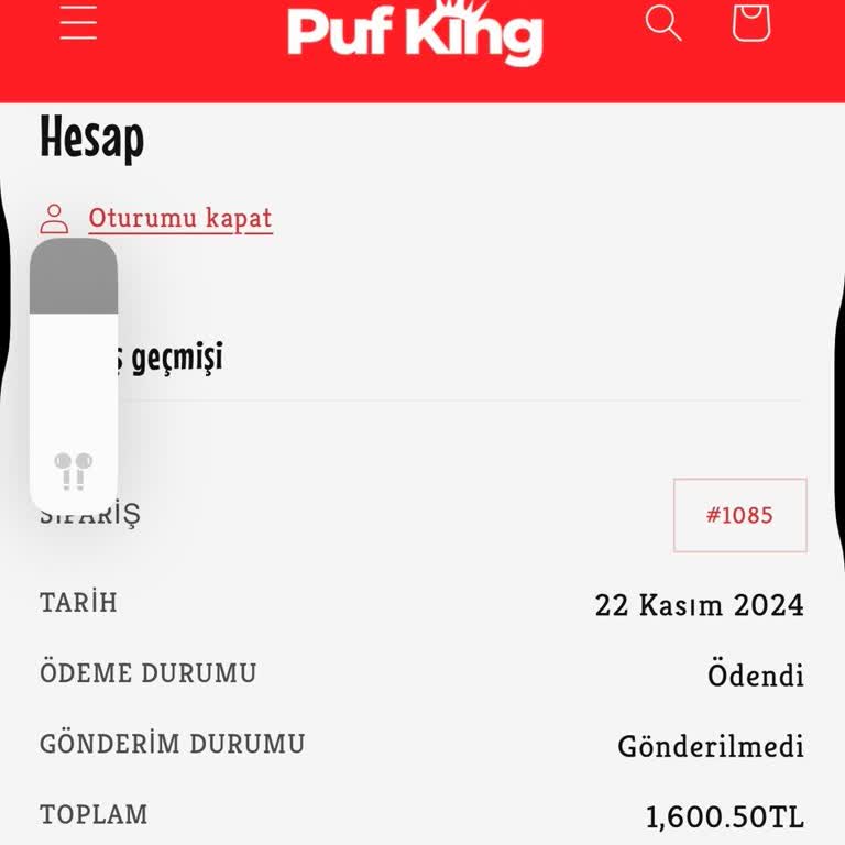 Sipariş Teslimatında Yaşanan Sorun Ve İletişim Kesintisi