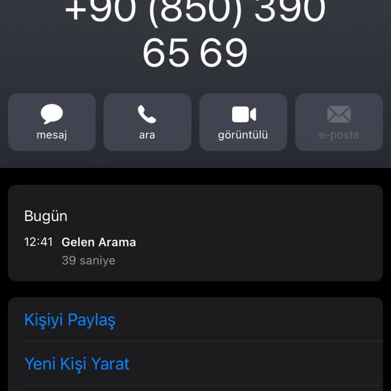 08503906569 Kim Olduğu Belirsiz Numara Şikayeti