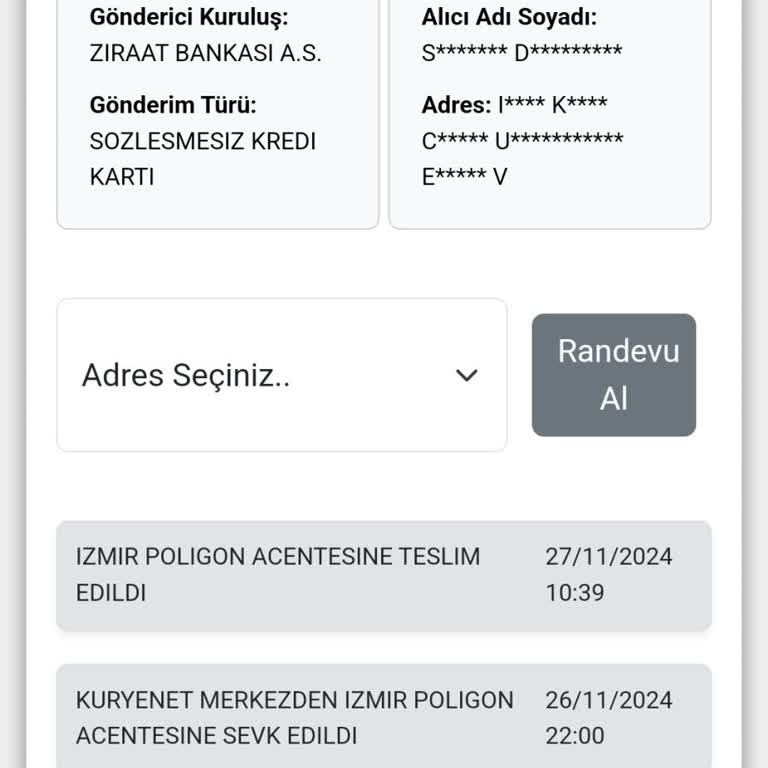 Ziraat Bankası Kredi Kartı Teslimatında Gecikme Ve İletişim Sorunları
