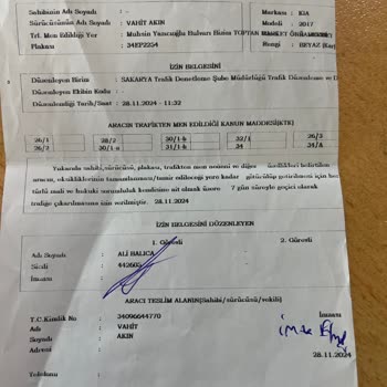 Kia Bongo'nun Plaka Sorunu Ve Ceza Şoku