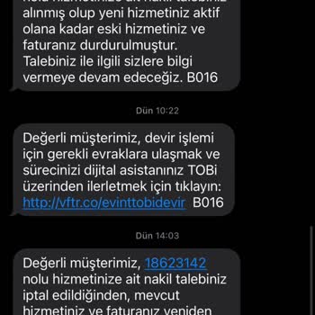 Vodafone Nakil İşlemlerinde Sürekli İptaller Ve Mağduriyet