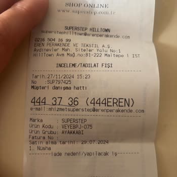 Vans Ayakkabıda Beklenmedik Delik Sorunu