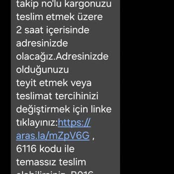 Teslimat Sorunu Ve Yanıltıcı Mesajlar